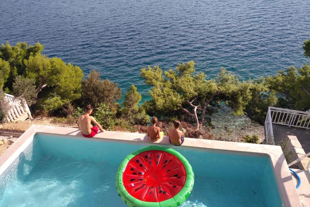Beachfront Holiday Home - Private Heated Pool Mimice Eksteriør billede